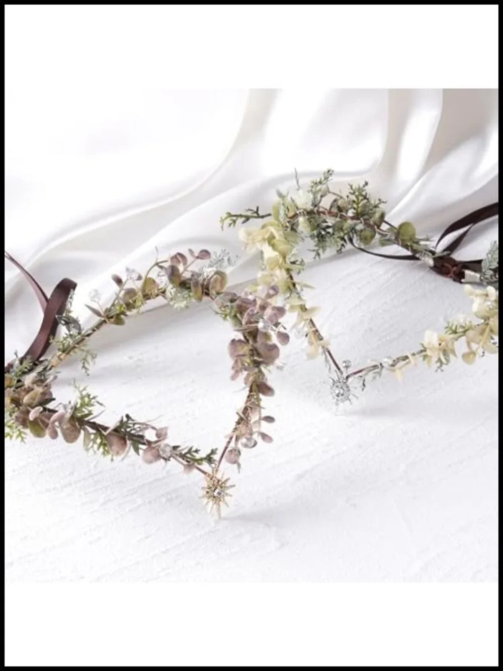 Woodland Flower Fairy Crown Elf Circlet Renaissance Headpiece